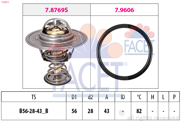 FACET 7.8413 Termostato,...