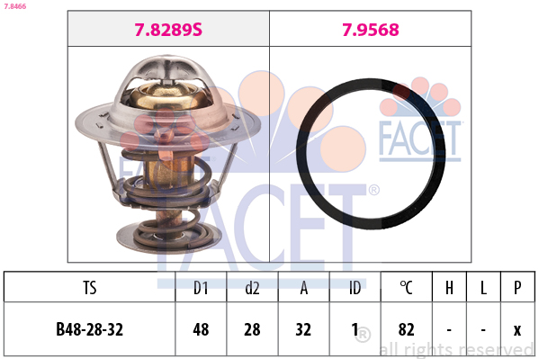 FACET 7.8466 Термостат,...