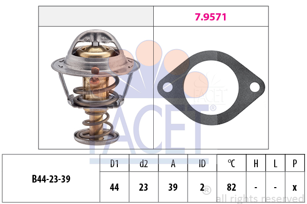 FACET 7.8519 Termostato,...