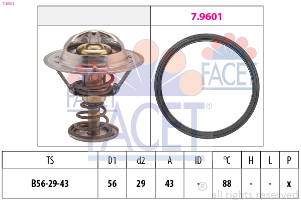 FACET 7.8553 Thermostat,...