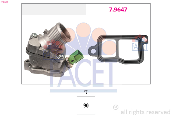 FACET 7.8606 Thermostat,...