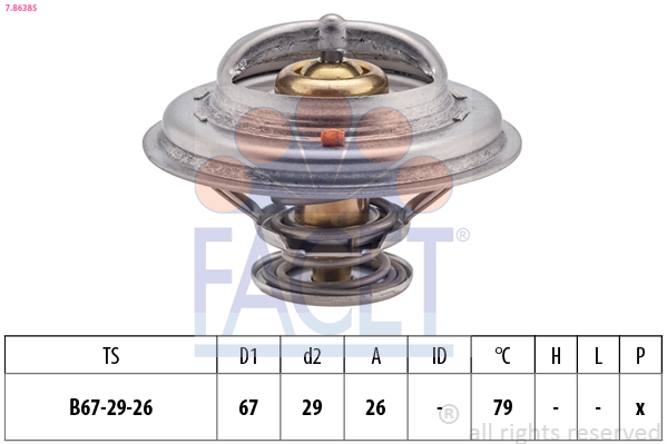 FACET 7.8638S Thermostat,...