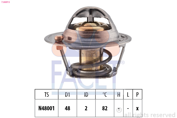 FACET 7.8691S Thermostat,...