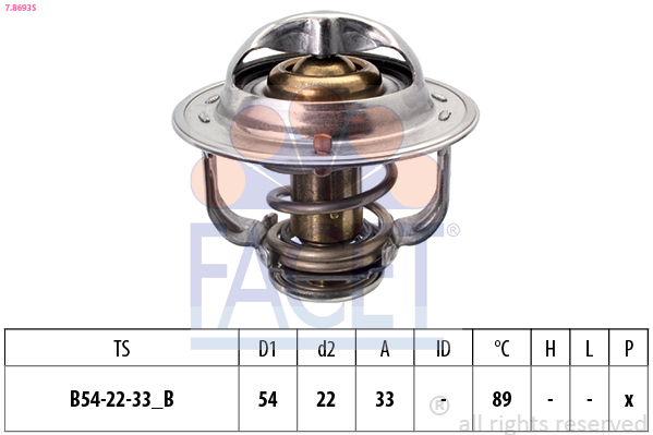 FACET 7.8693S Termostato,...