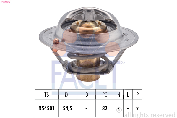 FACET 7.8712S Termostato,...