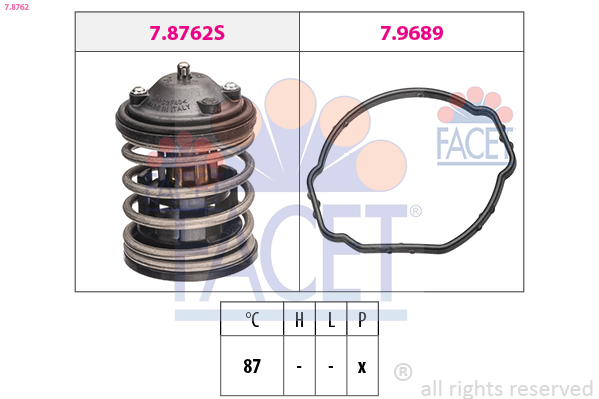 FACET 7.8762 Thermostat,...