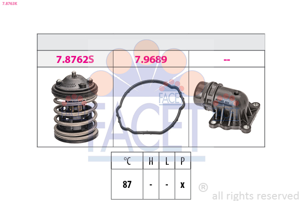 FACET 7.8763K ثرموستات، المبرد