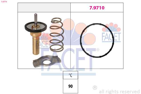 FACET 7.8774 Thermostat,...