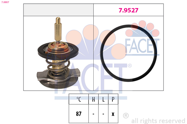 FACET 7.8807 Thermostat,...