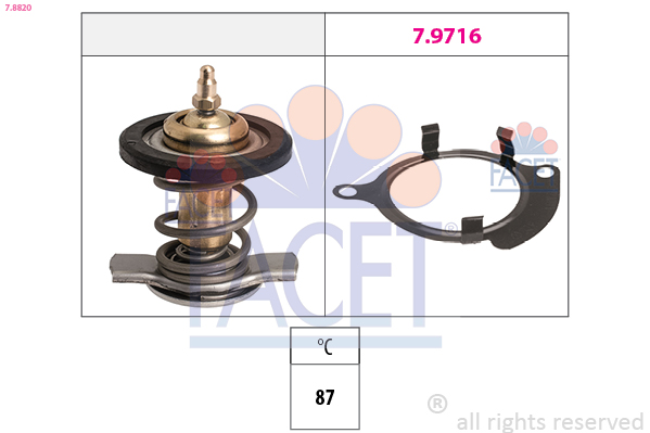 FACET 7.8820 Thermostat,...