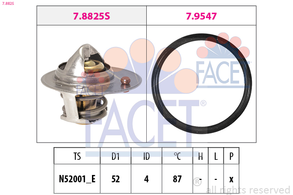 FACET 7.8825 Thermostat,...