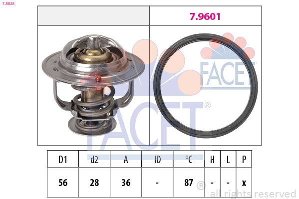 FACET 7.8828 Thermostat,...