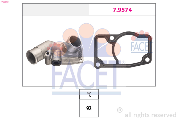 FACET 7.8832 Termostat,...