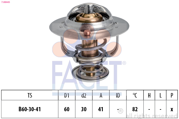 FACET 7.8844S Termostaatti,...