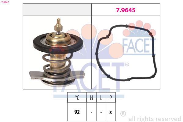 FACET 7.8847 Thermostat,...