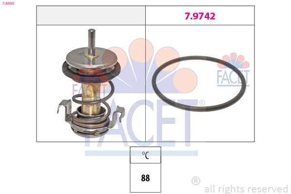 FACET 7.8990 Termostato,...