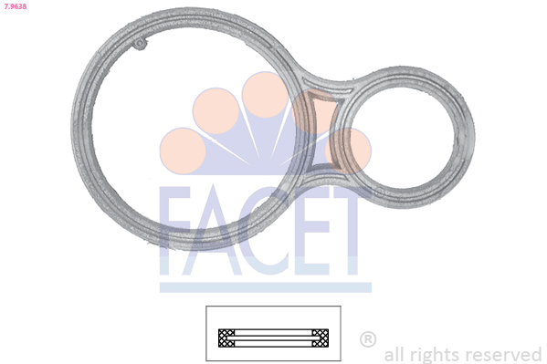 FACET 7.9638 Gasket,...