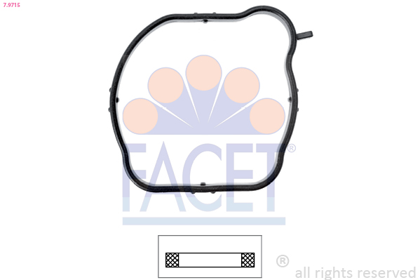 FACET 7.9715 Gasket,...