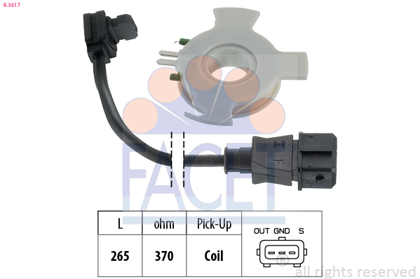 FACET 8.3617 Αισθητήρας,...