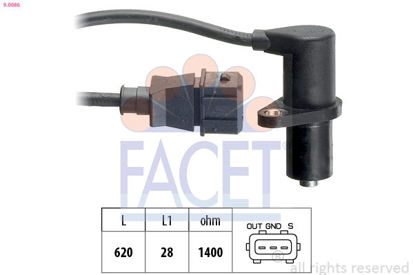 FACET 9.0086 Sensor,...