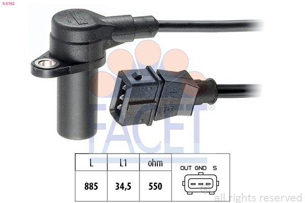 FACET 9.0162 Sensor,...