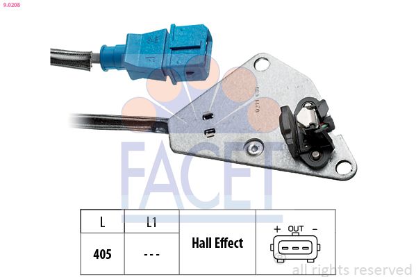 FACET 9.0208 الحساس، موضع...