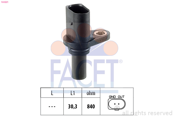 FACET 9.0221 Sensor de...