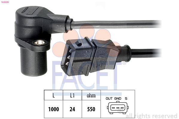 FACET 9.0228 Sensor,...