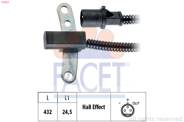 FACET 9.0253 Sensor,...