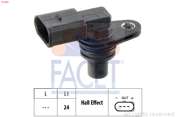 FACET 9.0269 Sensor, Drehzahl