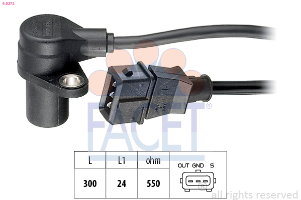 FACET 9.0272 Sensor,...