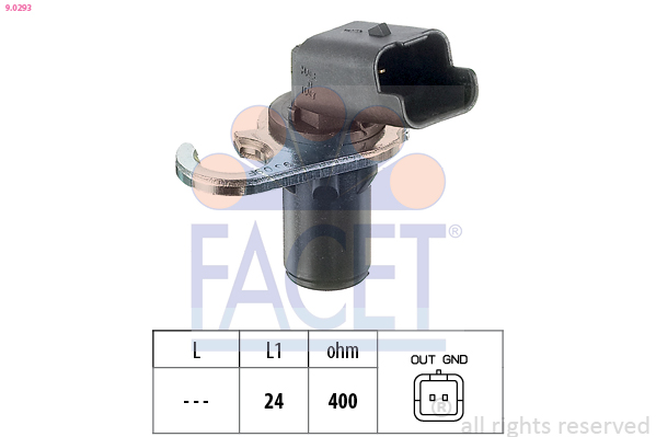 FACET 9.0293 Sensor,...