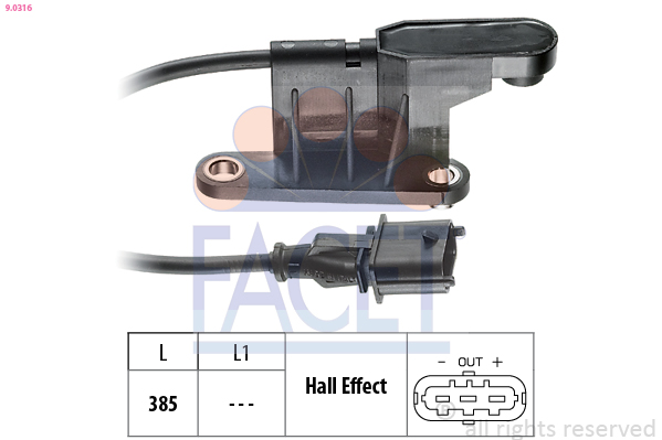 FACET 9.0316 Sensor,...