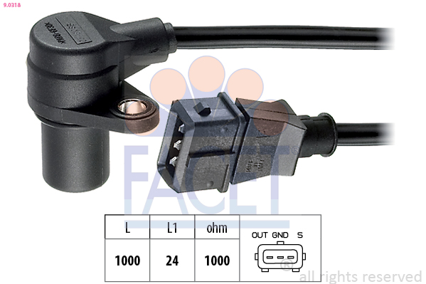 FACET 9.0318 Sensor,...