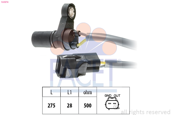 FACET 9.0374 Sensor da...