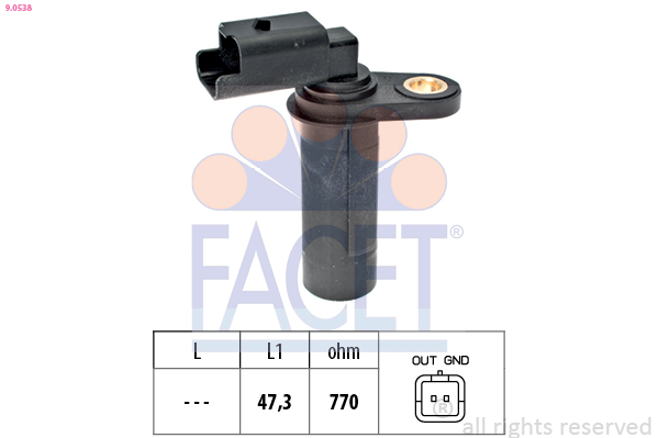 FACET 9.0538 Sensor,...