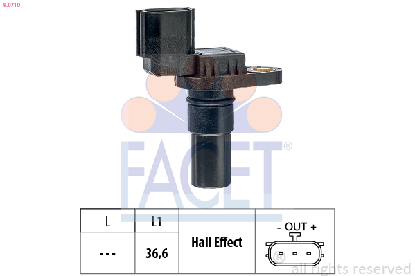 FACET 9.0710 RPM Sensor,...