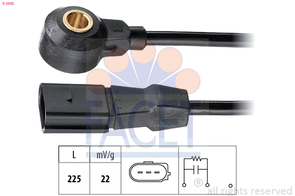 FACET 9.3045 Knock Sensor