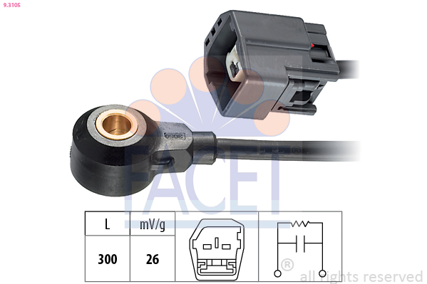 FACET 9.3105 Knock Sensor