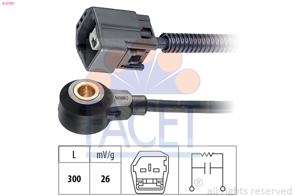 FACET 9.3191 Knock Sensor