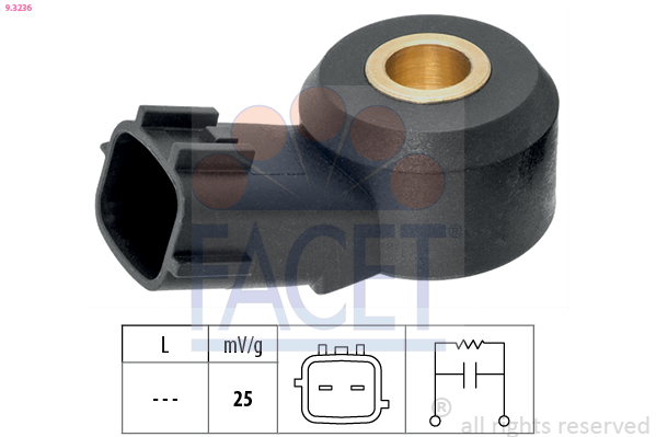 FACET 9.3236 Knock Sensor