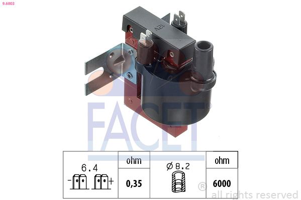 FACET 9.6003 Bobina de...