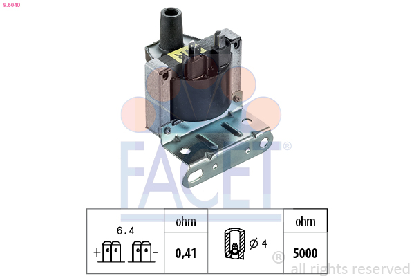 FACET 9.6040 Cewka zapłonowa