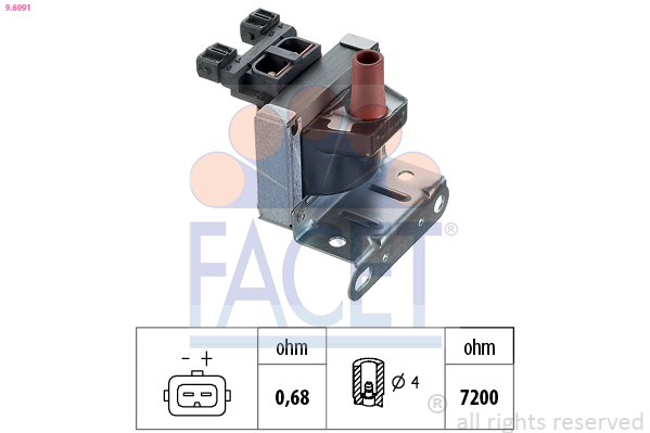 FACET 9.6091 Atesleme bobini