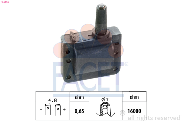 FACET 9.6116 Atesleme bobini