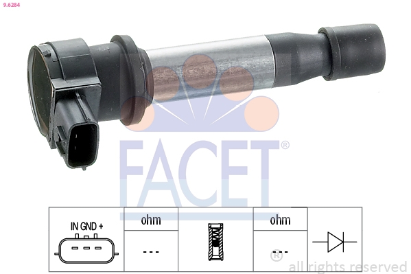 FACET 9.6284 Ignition Coil