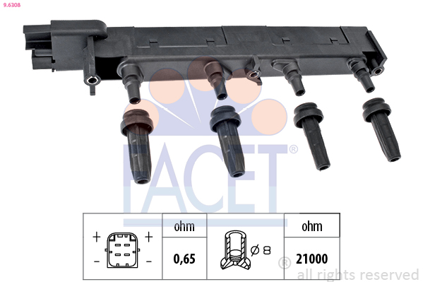 FACET 9.6308 Ignition Coil