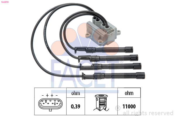 FACET 9.6319 Atesleme bobini