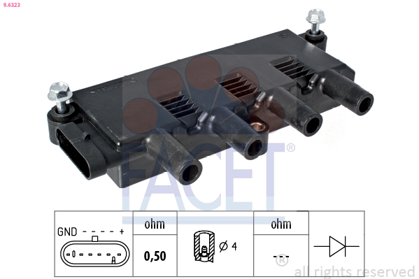 FACET 9.6323 Ignition Coil