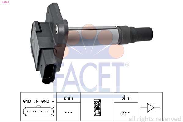 FACET 9.6345 Ignition Coil